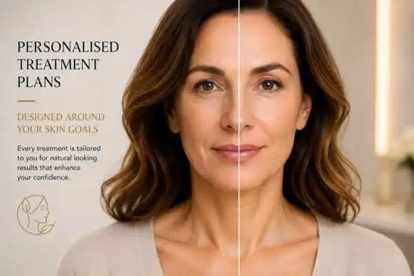 Before and after results of Collagen Lift Therapy Elstree