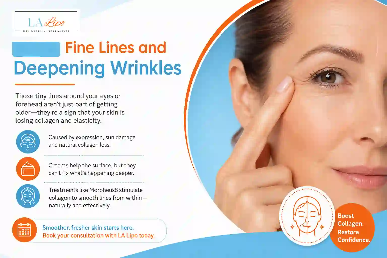 Sign #2: Fine Lines and Deepening Wrinkles Elstree