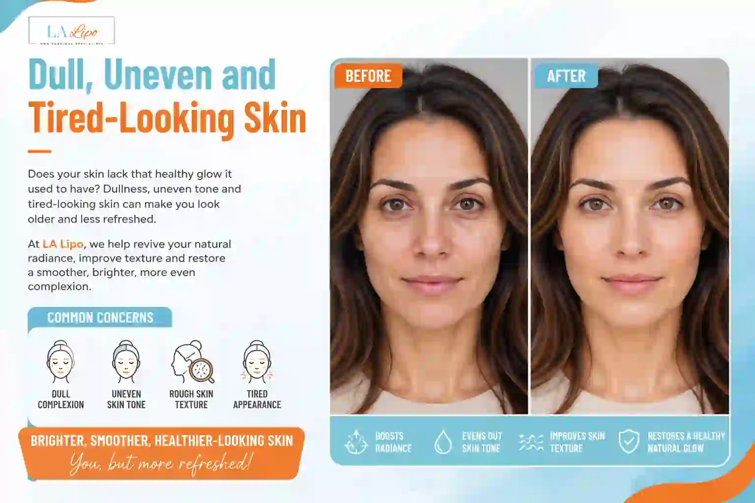 Sign #5: Dull, Uneven and Tired-Looking Skin Elstree